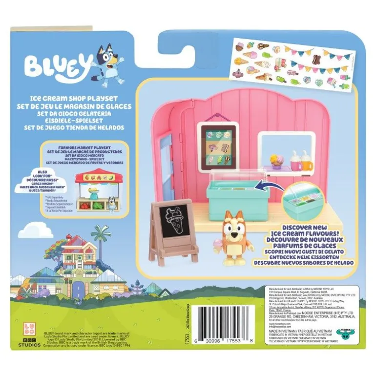 Moose Toys BLUEY - Mini Spielset Ice Cream Shop | Teddy Toys Kinderwelt