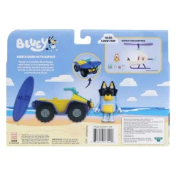 Moose Toys BLUEY - Strand-Quad mit Bandit | Teddy Toys Kinderwelt