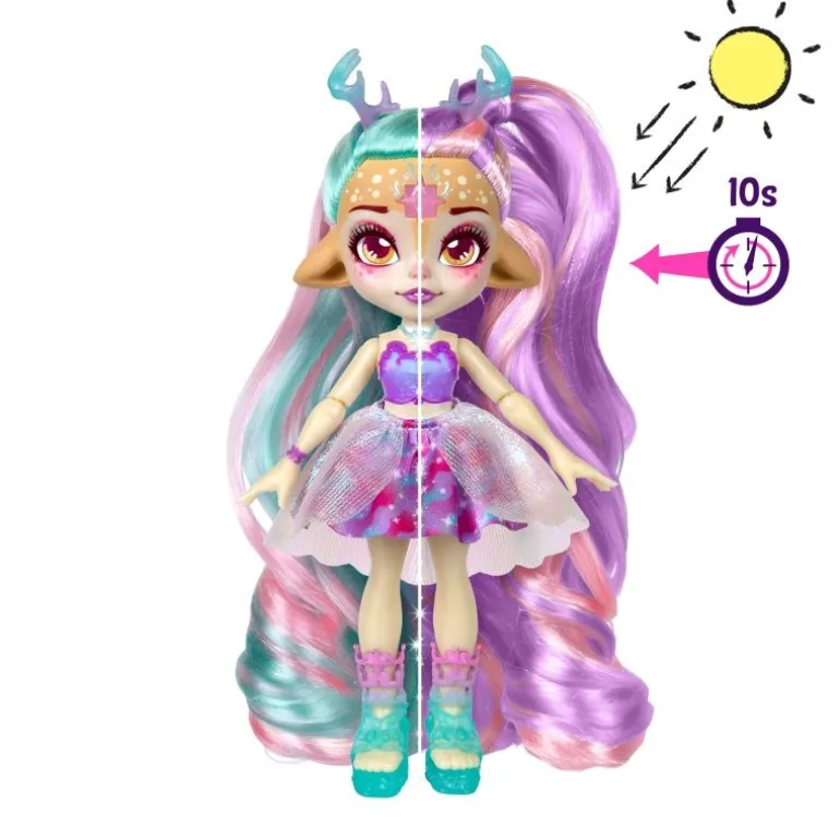 Moose Toys MAGIC MIXIES PIXLINGS S2 Galaxy Hair Puppe Einzelpack | Teddy Toys Kinderwelt