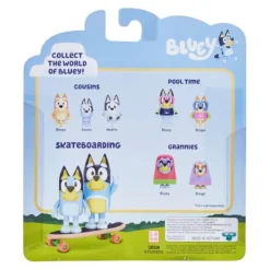 mooseToys BLUEY Figuren Doppelpack - SKATEBOARD (BLUEY & BANDIT) | Teddy Toys Kinderwelt