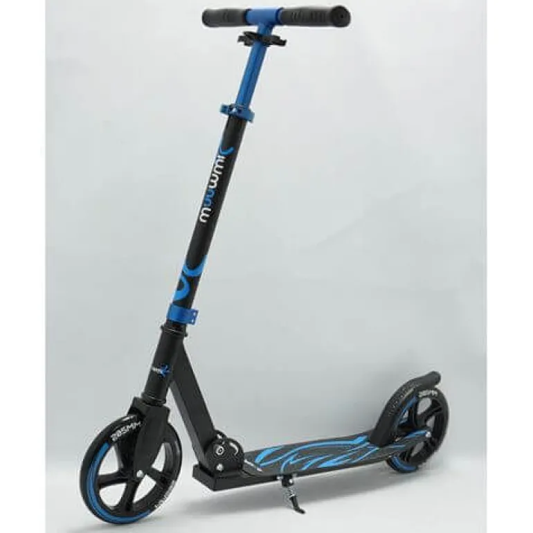 muuwmi Aluminium Scooter Plus 205 mm blau-schwarz | Teddy Toys Kinderwelt