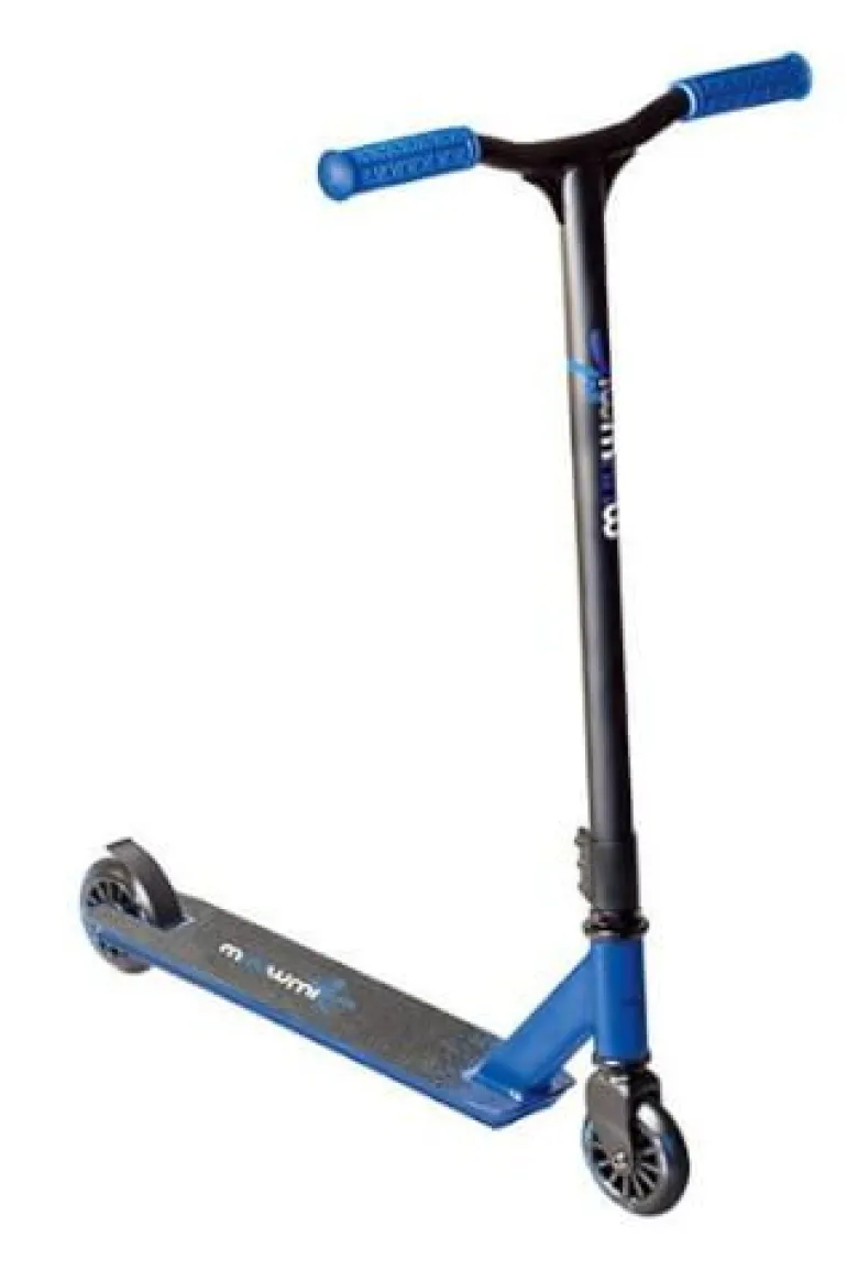 muuwmi Stuntscooter 100 mm schwarz-blau | Teddy Toys Kinderwelt