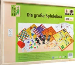 Natural Games Holz-Spielesammlung 200 in 1, Gesellschaftsspiele, | Teddy Toys Kinderwelt