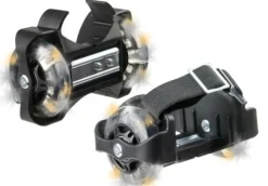 New Sports Fersenroller mit LED, schwarz | Teddy Toys Kinderwelt