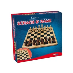 Noris - Deluxe Holz-Schach & Dame | Teddy Toys Kinderwelt