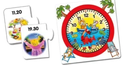 Noris Spiele - Lern die Uhr | Uhrzeit lernen | Lernspiele | Spiele | Spielzeug | Teddy Toys Kinderwelt