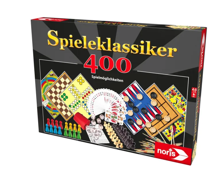 Noris Spiele - Spieleklassiker, 400 Spielmöglichkeiten | Teddy Toys Kinderwelt