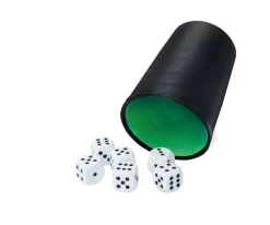 Noris Spiele - Würfelbecher mit 6 Würfeln | Teddy Toys Kinderwelt