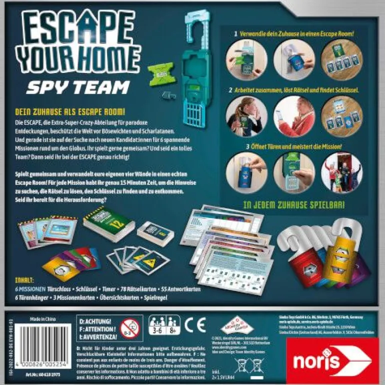 Norsi Spiele Escape Room - Escape your Home | Teddy Toys Kinderwelt