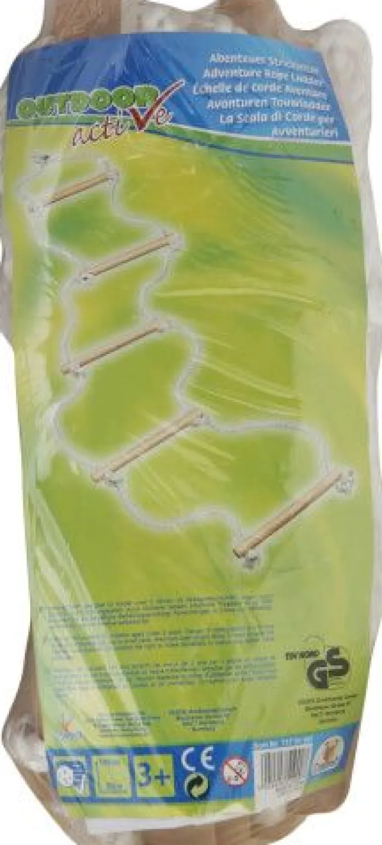 Outdoor active Abenteuer Strickleiter, Länge 190 cm | Teddy Toys Kinderwelt