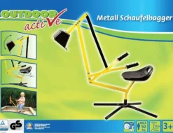 Outdoor active Metall Schaufelbagger, gelb und schwarz, Outdoorsp | Teddy Toys Kinderwelt