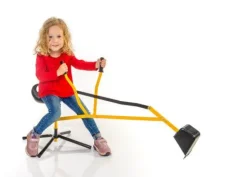 Outdoor active Metall Schaufelbagger, gelb und schwarz, Outdoorsp | Teddy Toys Kinderwelt