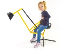 Outdoor active Metall Schaufelbagger, gelb und schwarz, Outdoorsp | Teddy Toys Kinderwelt