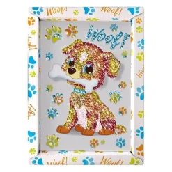 Paillettenkunst Hund | Teddy Toys Kinderwelt