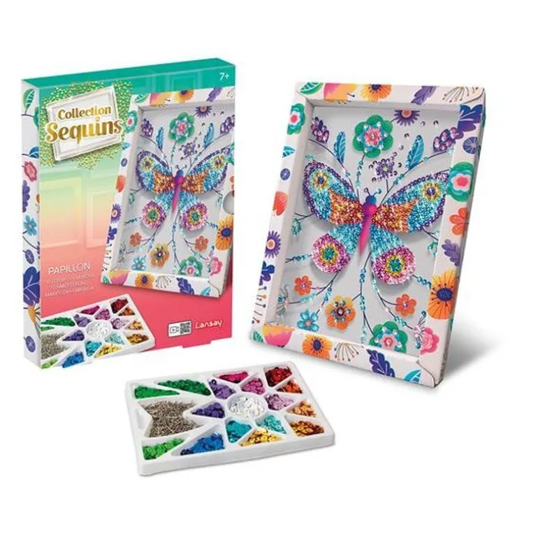 Paillettenkunst Schmetterling | Teddy Toys Kinderwelt