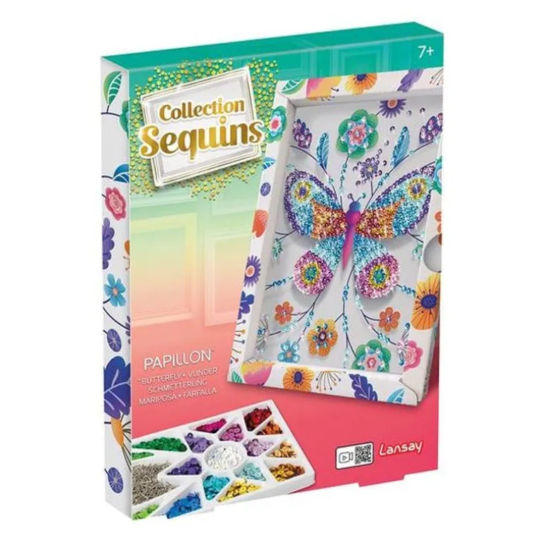 Paillettenkunst Schmetterling | Teddy Toys Kinderwelt