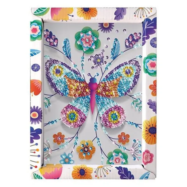 Paillettenkunst Schmetterling | Teddy Toys Kinderwelt