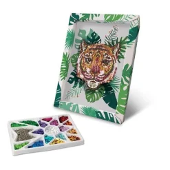 Paillettenkunst Tiger | Teddy Toys Kinderwelt