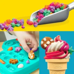 PD RAINBOW SWIRL ICE CREAM PLAYSET | Teddy Toys Kinderwelt