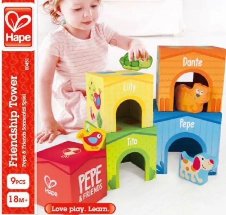 Pepe & Friends Stapelturm | Teddy Toys Kinderwelt