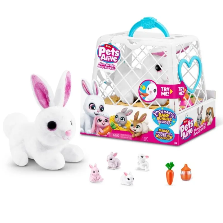 Pets Alive - Mama Bunny & Baby Surprise | Teddy Toys Kinderwelt
