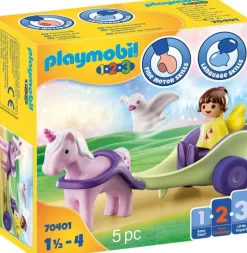 PLAYMOBIL® 1.2.3. - Einhornkutsche mit Fee | Teddy Toys Kinderwelt