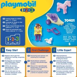 PLAYMOBIL® 1.2.3. - Einhornkutsche mit Fee | Teddy Toys Kinderwelt