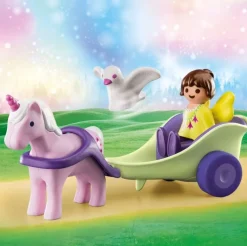 PLAYMOBIL® 1.2.3. - Einhornkutsche mit Fee | Teddy Toys Kinderwelt