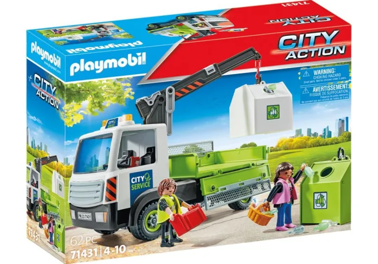 PLAYMOBIL 71431 Altglas-LKW mit Container | Teddy Toys Kinderwelt