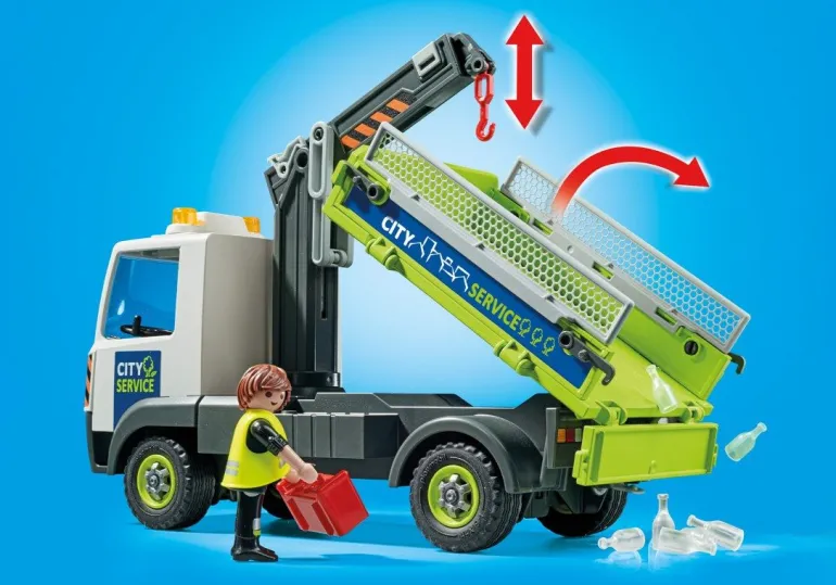 PLAYMOBIL 71431 Altglas-LKW mit Container | Teddy Toys Kinderwelt