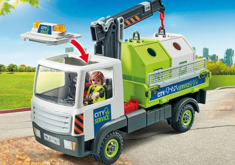 PLAYMOBIL 71431 Altglas-LKW mit Container | Teddy Toys Kinderwelt