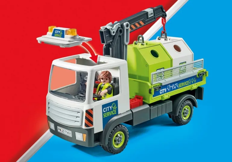 PLAYMOBIL 71431 Altglas-LKW mit Container | Teddy Toys Kinderwelt