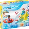 PLAYMOBIL® 1.2.3. Aqua - Badeinsel mit Wasserrutsche | Teddy Toys Kinderwelt