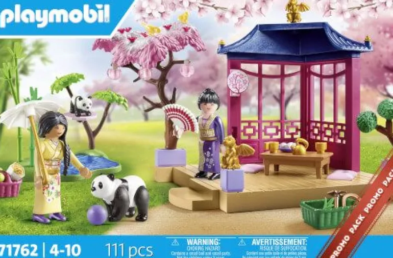 PLAYMOBIL 71762 Asiatischer Garten mit Pandafütterung | Teddy Toys Kinderwelt