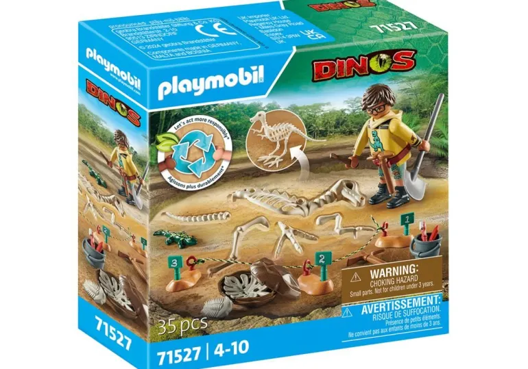 PLAYMOBIL 71527 Ausgrabungsstätte mit Dino-Skelett | Teddy Toys Kinderwelt