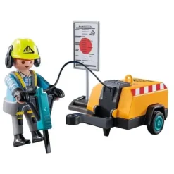 PLAYMOBIL 71752 Bauarbeiter mit Meißel | Teddy Toys Kinderwelt