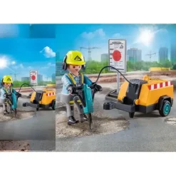 PLAYMOBIL 71752 Bauarbeiter mit Meißel | Teddy Toys Kinderwelt