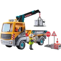 PLAYMOBIL 71750 Baustellen-LKW mit Kran | Teddy Toys Kinderwelt