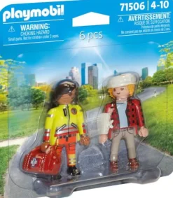 PLAYMOBIL 71506 DuoPack Sanitäterin mit Patient | Teddy Toys Kinderwelt