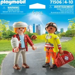 PLAYMOBIL 71506 DuoPack Sanitäterin mit Patient | Teddy Toys Kinderwelt