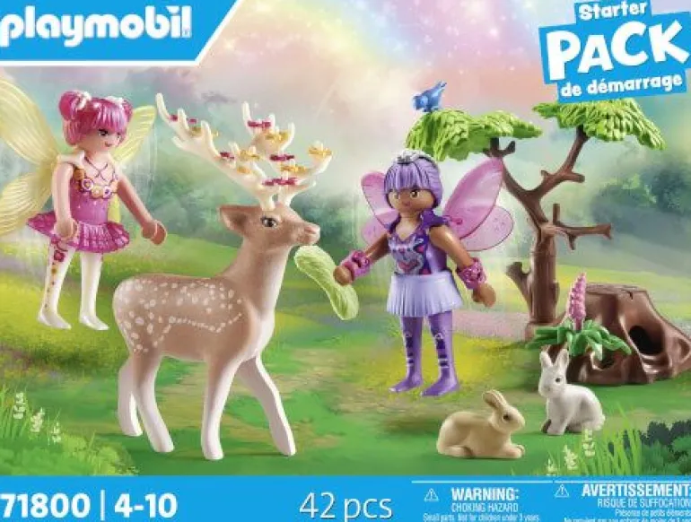 PLAYMOBIL 71800 Feen mit süßen Waldtieren | Teddy Toys Kinderwelt