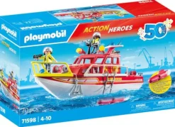 PLAYMOBIL 71598 Feuerlöschboot | Teddy Toys Kinderwelt