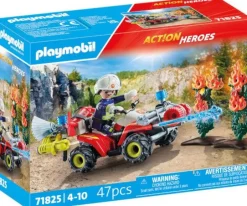 PLAYMOBIL 71825 Feuerwehr Quad löscht Heckenbrand | Teddy Toys Kinderwelt