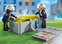 PLAYMOBIL 71465 Feuerwehrleute mit Luftkissen | Teddy Toys Kinderwelt