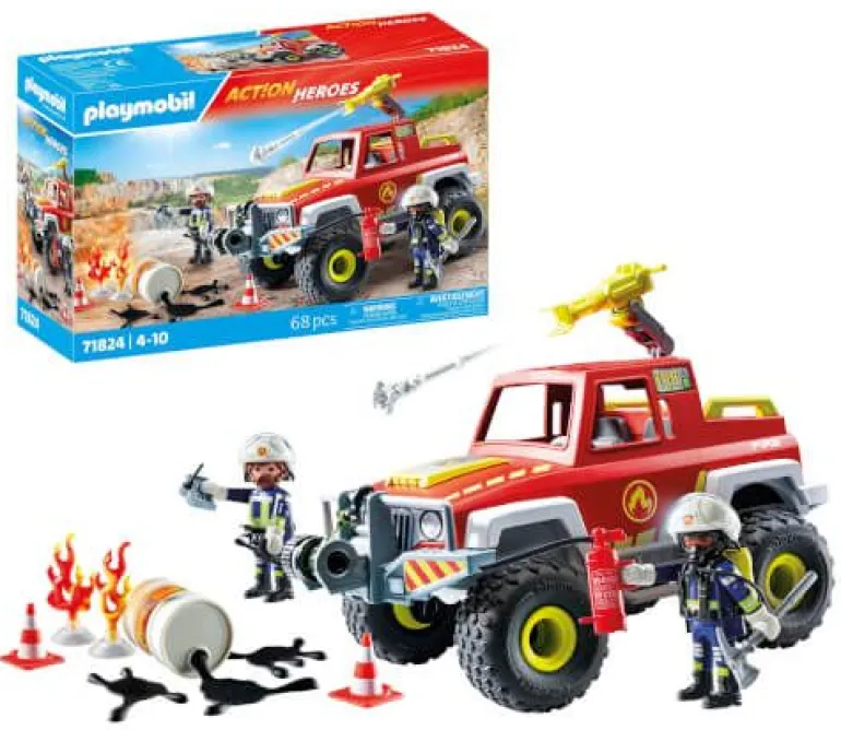PLAYMOBIL 71824 Feuerwehrtruck | Teddy Toys Kinderwelt