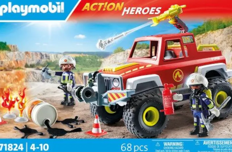 PLAYMOBIL 71824 Feuerwehrtruck | Teddy Toys Kinderwelt