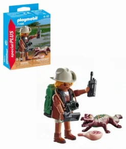 PLAYMOBIL 71168 Forscher mit jungem Kaiman | Teddy Toys Kinderwelt