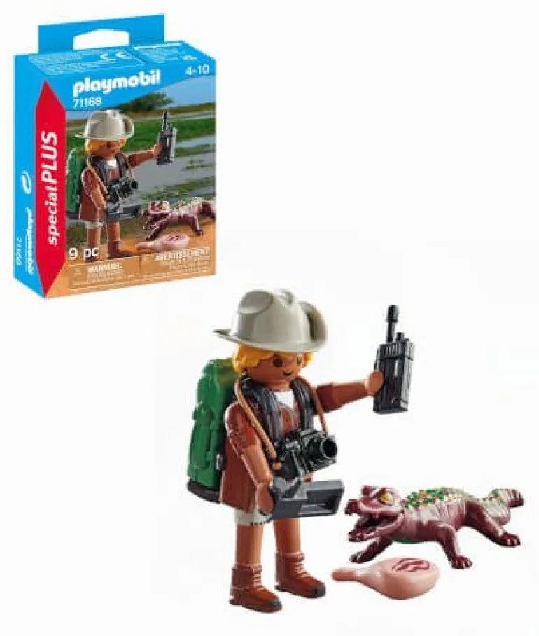 PLAYMOBIL 71168 Forscher mit jungem Kaiman | Teddy Toys Kinderwelt