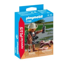 PLAYMOBIL 71168 Forscher mit jungem Kaiman | Teddy Toys Kinderwelt
