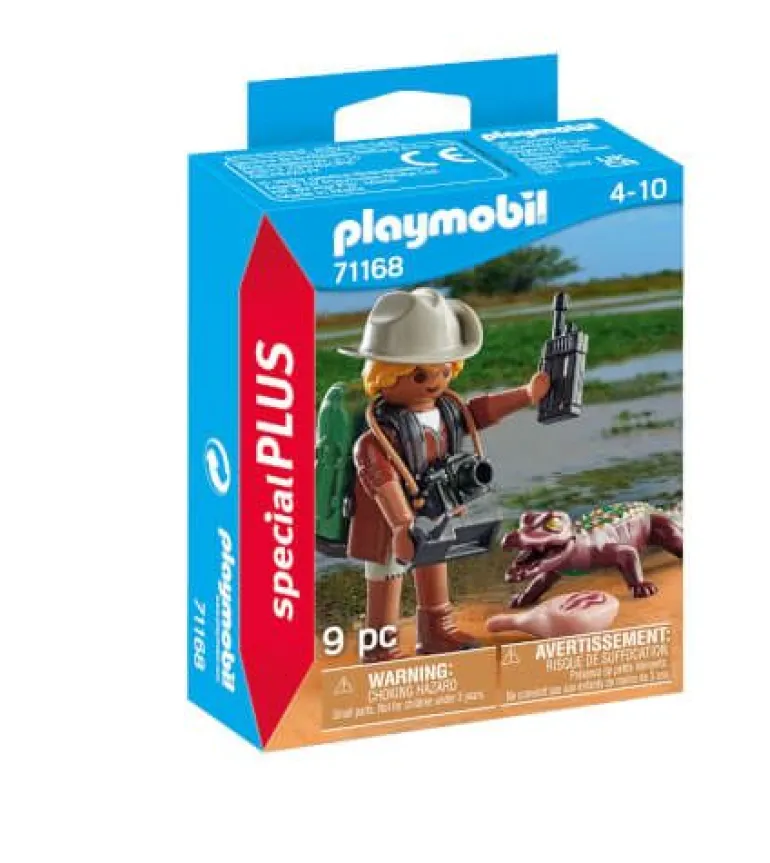 PLAYMOBIL 71168 Forscher mit jungem Kaiman | Teddy Toys Kinderwelt